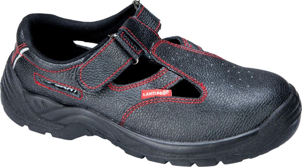 Schwarze Ledersandalen, S1 Src, "41", Ce, Lahti