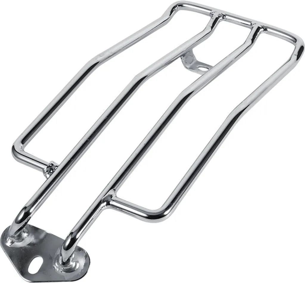Étagère de Soutien Solo Argentée en Acier Renforcé pour Moto XL 883/1200