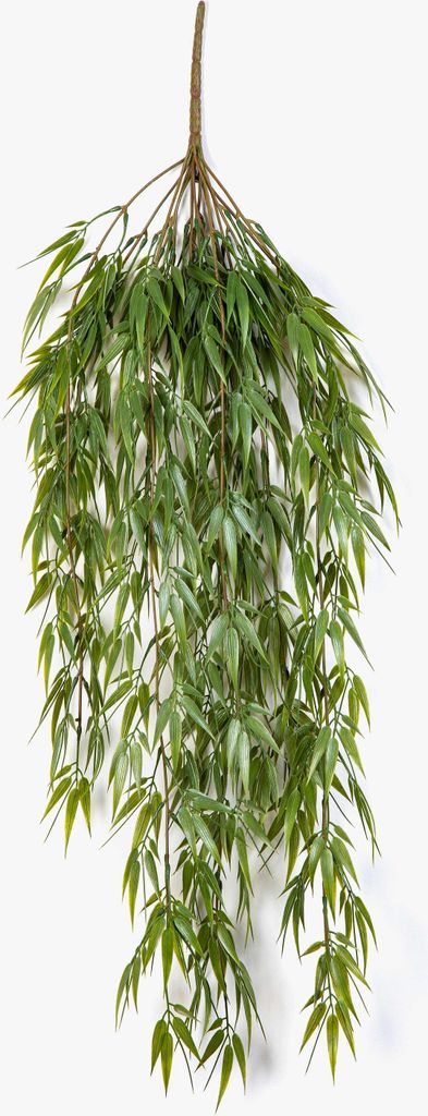 artplants.de Künstlicher Bambus Hänger JABBAH auf Steckstab, 85cm - Künstliche hängende Pflanze