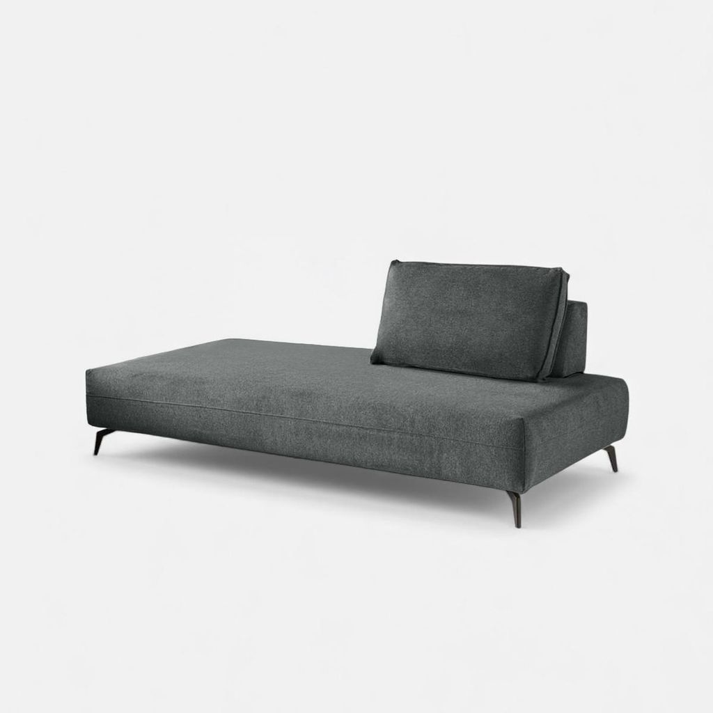 Modulares Sofa mit Chaiselongue und abnehmbarem Kissen Campiglio E200 - Grau