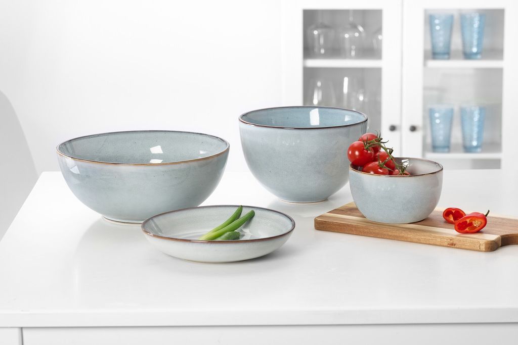Suppenteller 21cm 6er Set Alicante grau