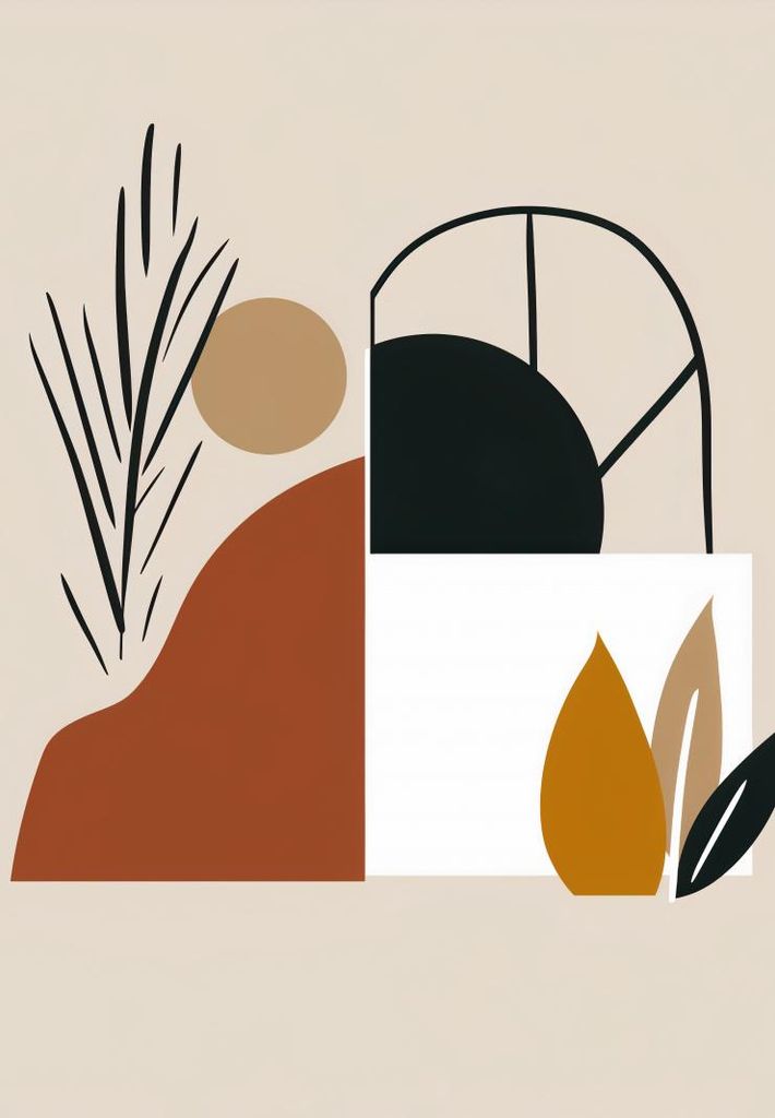 Plakat 68x98cm Natur Blüht