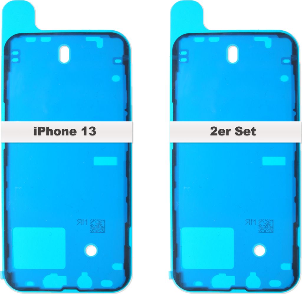 2x iPhone 13 Rahmen LCD Display Kleber Schwarz Dichtung Produktbild 