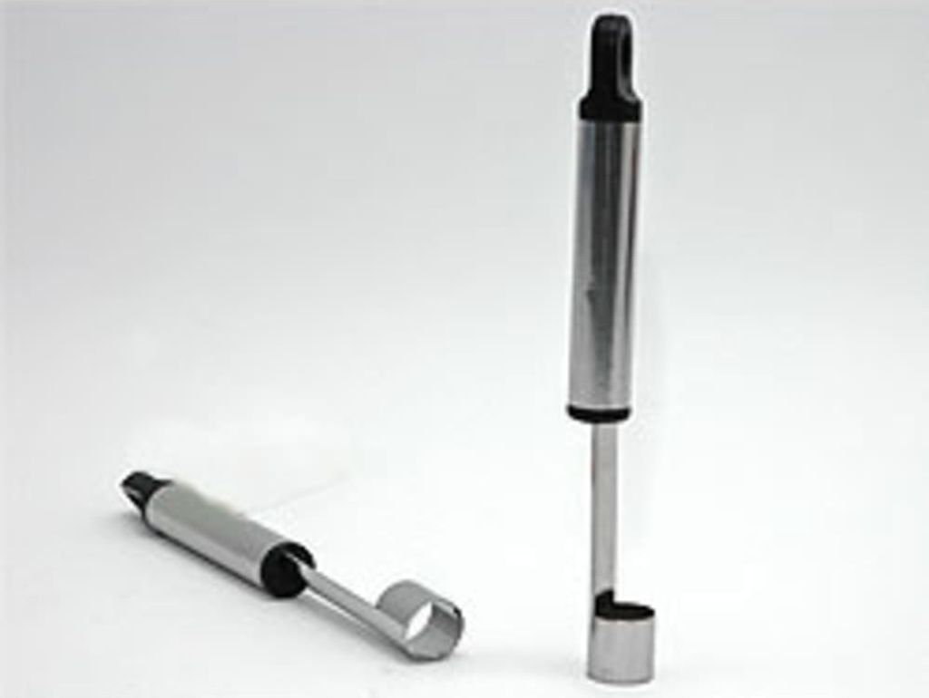 Perfekter Apfelentkerner aus robustem Edelstahl 200mm – Mühelos Äpfel vorbereiten, 1 Stück Silber