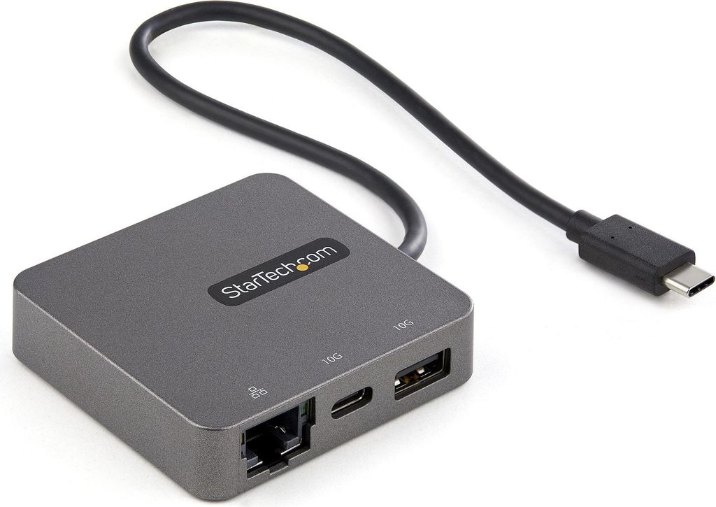 StarTech.com USB C Multiport Adapter mit HDMI und VGA - Mac / Windows / Chrome / Android - USB-C & A Ports - Mobiler USB-C Adapter (DKT31CHVL) - Do...