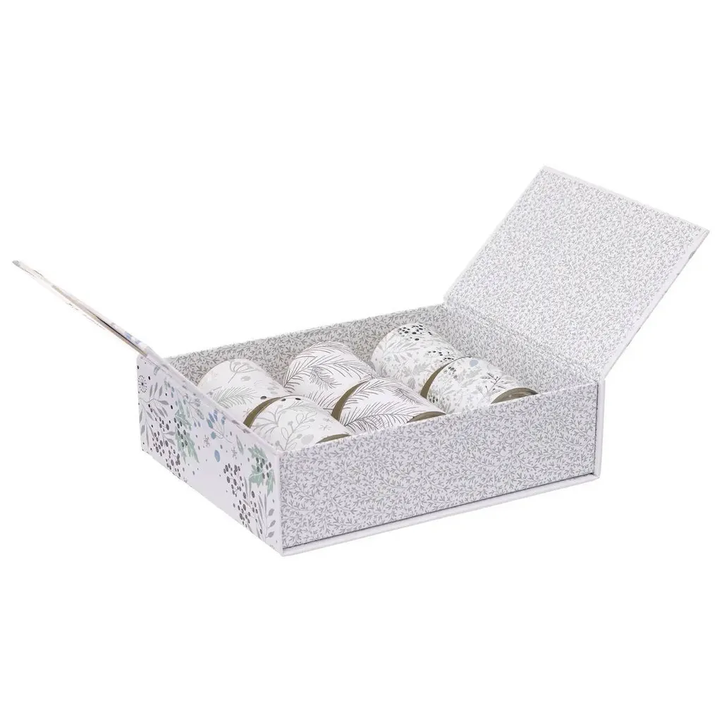 Bougies Parfumées de Noël Motivées 6x 4,5cm - Ambiance Féerique - 2