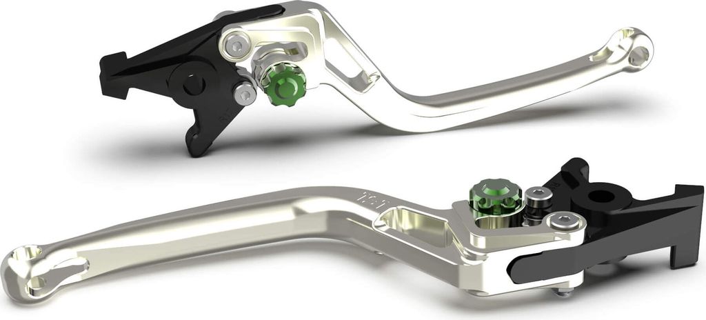 LSL Bremshebel BOW R68R, silber/grün