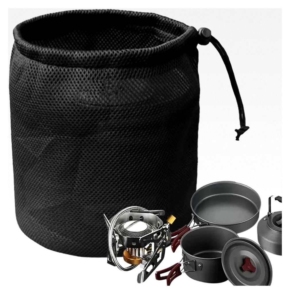 Wäscheklammertasche für den Außenbereich | Netztasche mit verstellbarem Kordelzug für Wäscheklammern, vielseitiges Zubehör zum Trocknen von S...