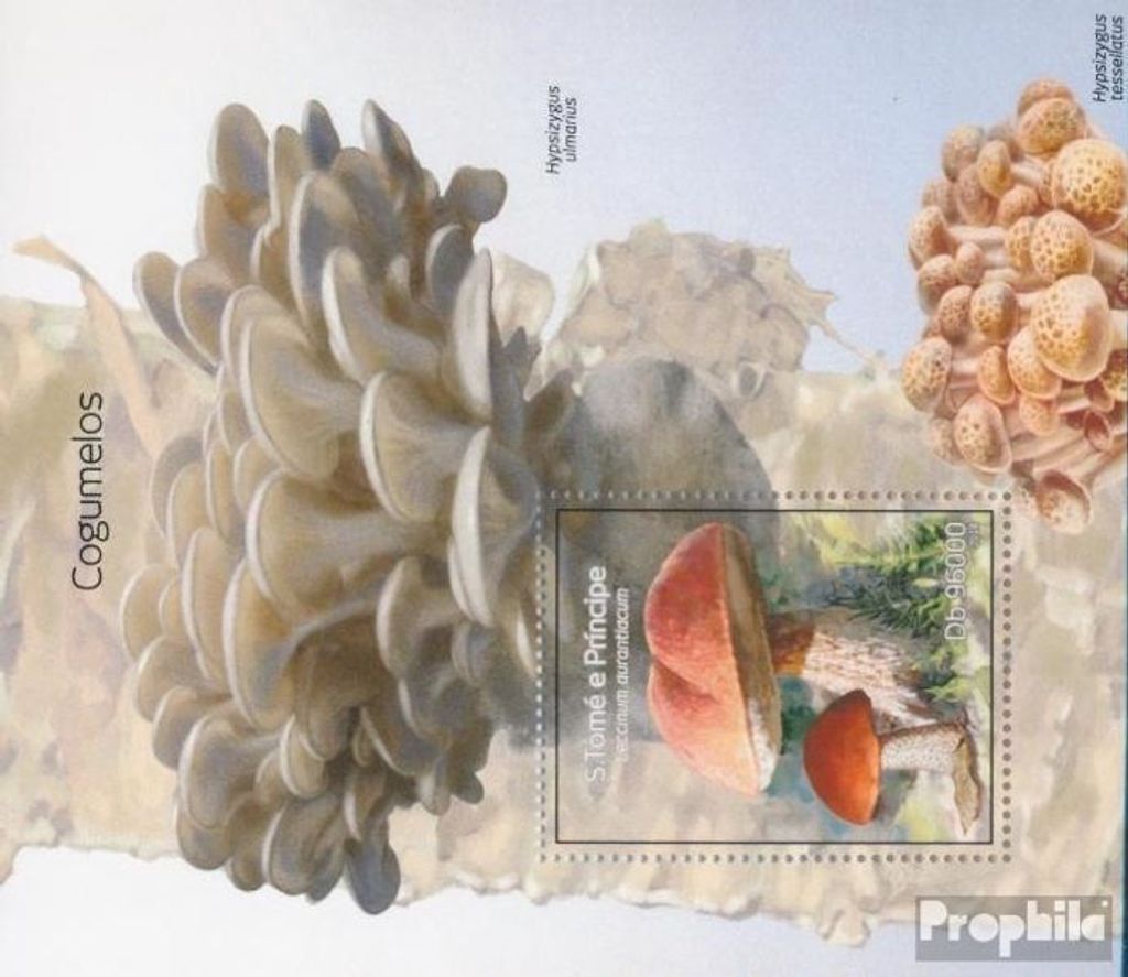 Briefmarken Sao Tome e Principe 2014 Mi Block 973 (kompl. Ausgabe) postfrisch Pilze