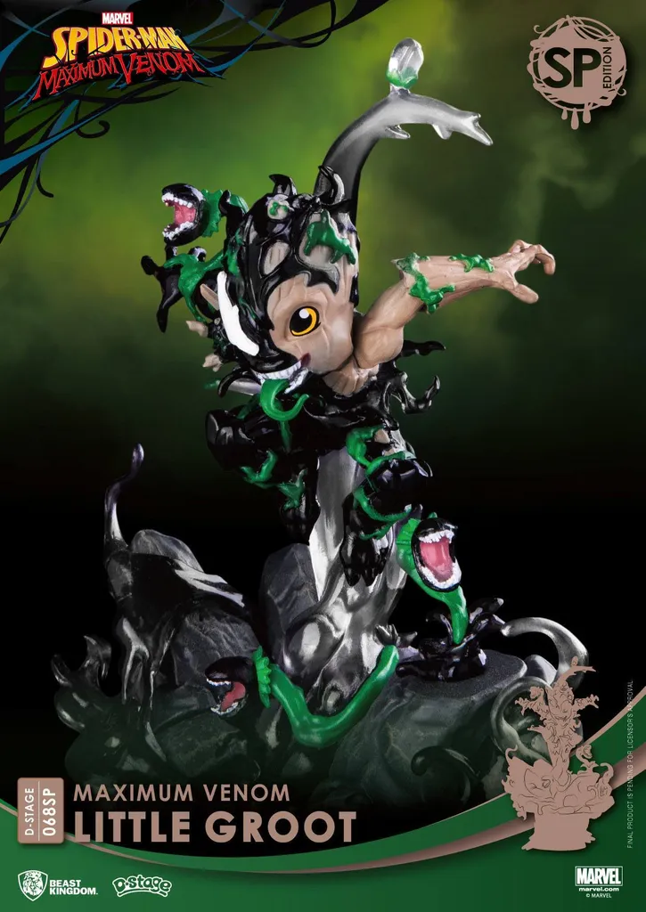 Figurine Marvel Groot Venom de Qualité Supérieure 16cm D-Stage Diorama - 5