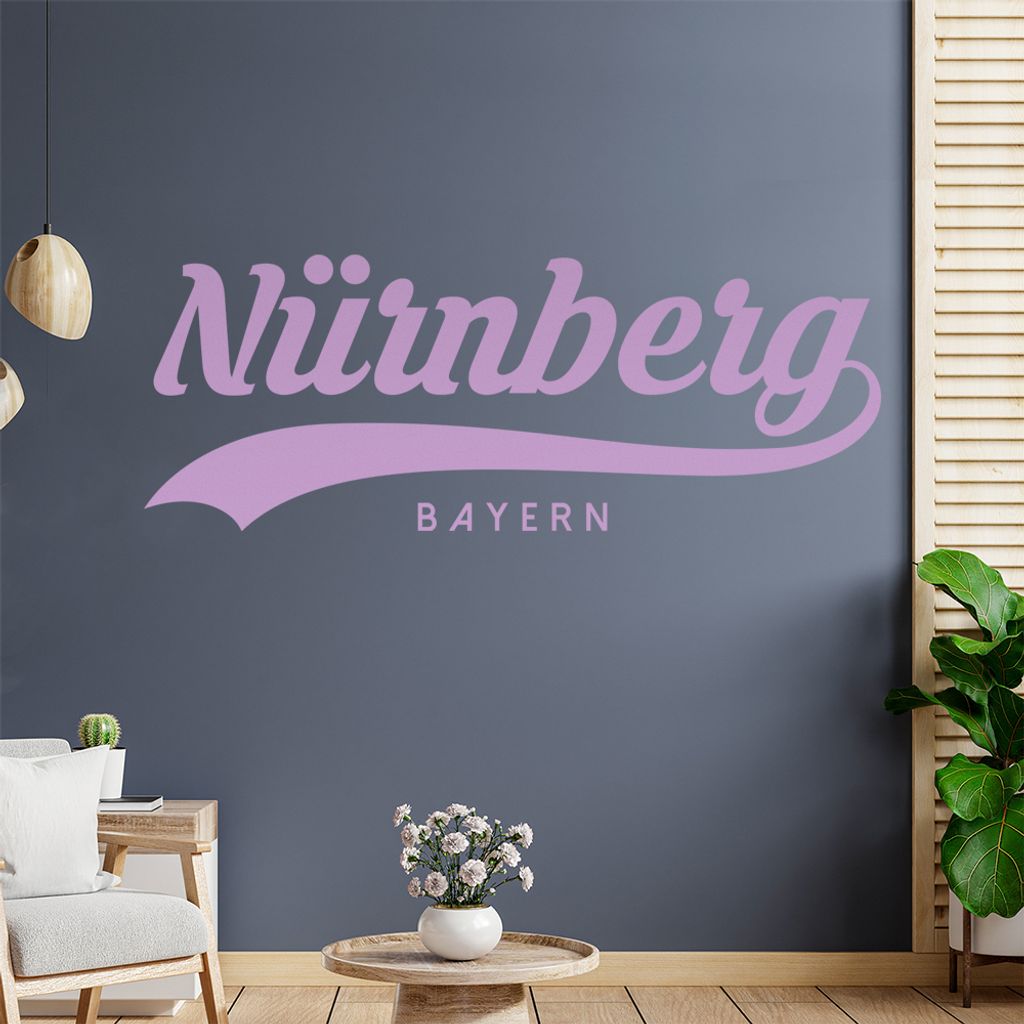 Nürnberg Bayern Wandtattoo Wandaufkleber Wall Sticker - Dekoration, Küche, Wohnzimmer, Schlafzimmer, Badezimmer