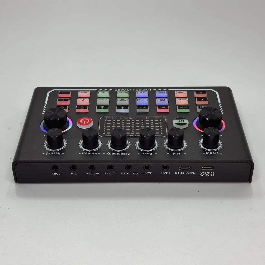 AIORBER Kit Audio Podcast: Scheda Esterna e Microfono Professionale - 4