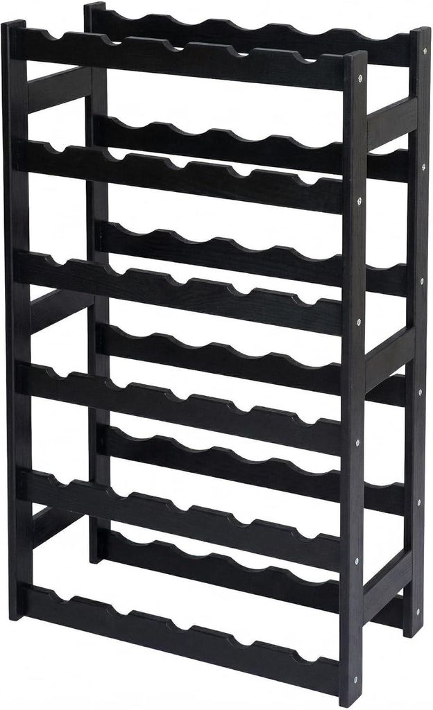 STOLMAK Portabottiglie in Legno per 30 Bottiglie 53x86x25 Immagine del prodotto 