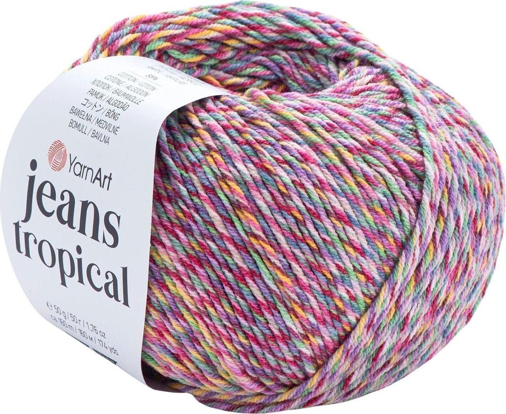 Yarn Art Jeans Tropical 621 Multi Strickgarn Produktbild 