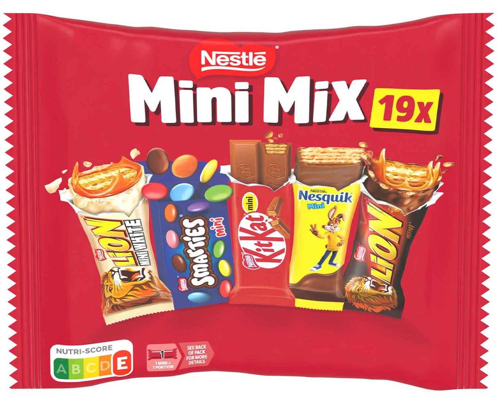 Nestlé 13091603 Nestlé Mini MiX Schokoriegel 19 St./321,0 g Obrázok produktu 