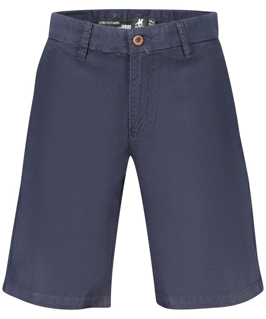 Herrenshorts Blau – Stilvoll mit 4 Taschen, Knopf & Reißverschluss