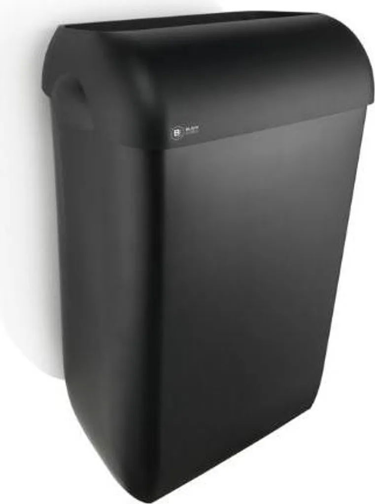 Blacksatino Corbeille 43L Noir 331760 : Poubelle Design Haute Qualité
