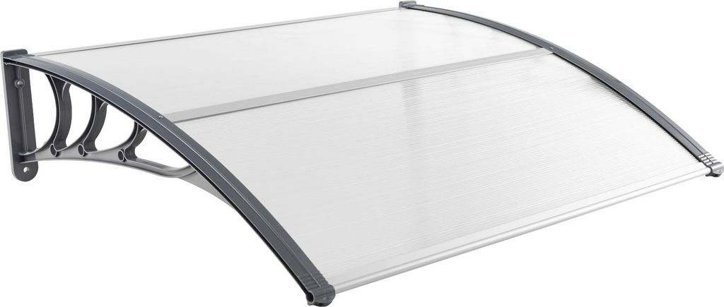 Pensilina COSTWAY per porta d'ingresso 122x99 cm, pensilina Immagine del prodotto 