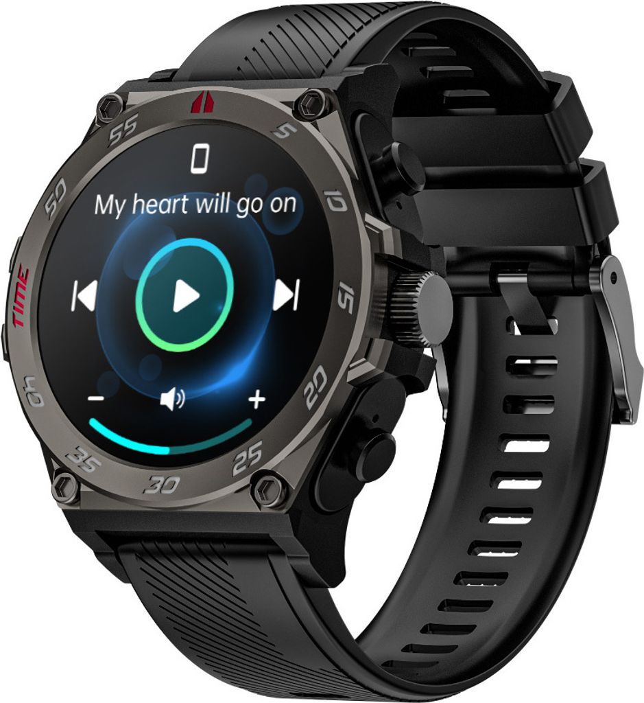 Smartwatch mit Ohrhoerern, 1,53-Zoll-IPS-High-Clear-Bildschirm, Sport-Gesundheitsueberwachung, Schlafmonitor-Uhr, IP67 wasserdicht, BT5.0 TWS-Ohrho...