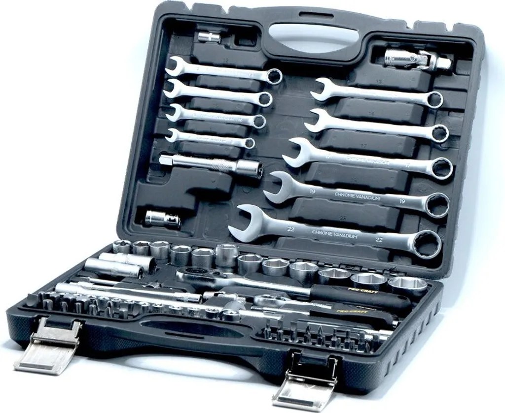 Set Procraft WS82 de 82 outils pour entretien voiture et mécanique