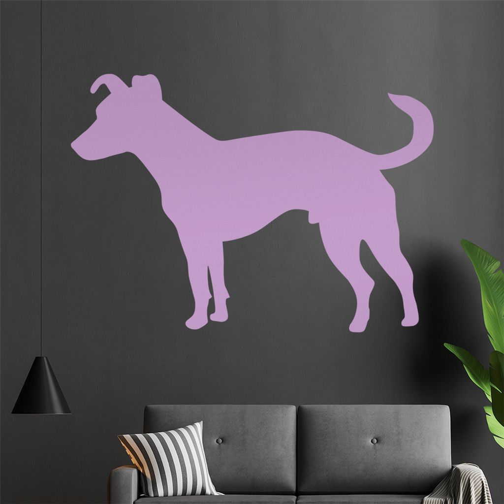 KIWISTAR Jack Russel Silhouette Wandtattoo in 6 Größen - Wandaufkleber Wall Sticker - Dekoration, Küche, Wohnzimmer, Schlafzimmer, Badezimmer
