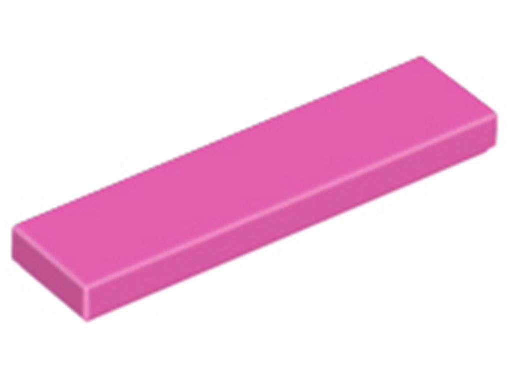 Lego 50 Stück 2431 Fliesen Tiles 1x4 Part Basic Panel 50 Dunkles Pink
