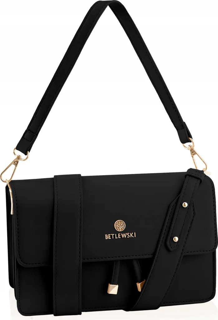 Sac bandoulière noir MILEY BTJ-17 idéal pour sorties et soirées chic