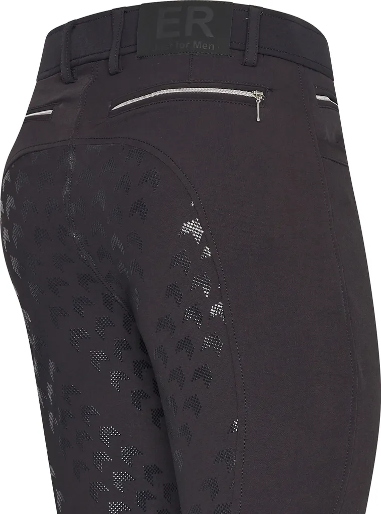 Pantalon de cheval Euro-Star ERVictor Fullgrip pour cavalier noir en 46 - 3