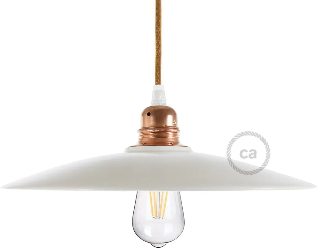 Abat-jour en céramique italienne haute qualité pour lampe suspendue DIY