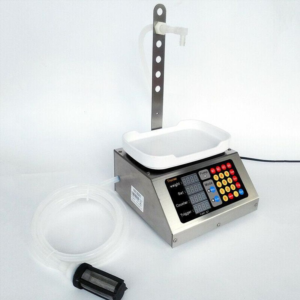 Durchfluss der Flüssigkeitsfüllmaschine 10 g 3 kg Flaschenfüllmaschine Membranpumpenfüller Wiegefüllmaschine