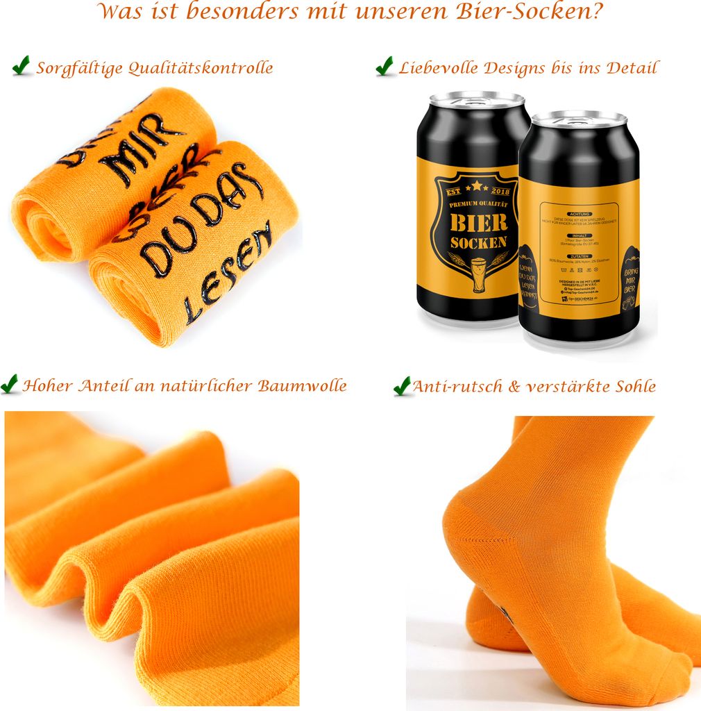 Flomiara Geburtstag Socken - Lustig & Bequem Bis Zur Wade