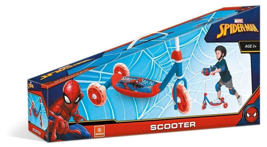 Mondo Spiderman dreirädriger Roller für Kinder Produktbild 