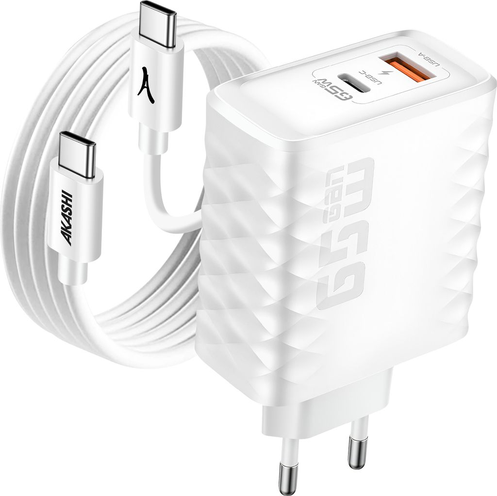 Akashi ALTGAN65W, Drinnen, AC, 1,5 m, Weiß