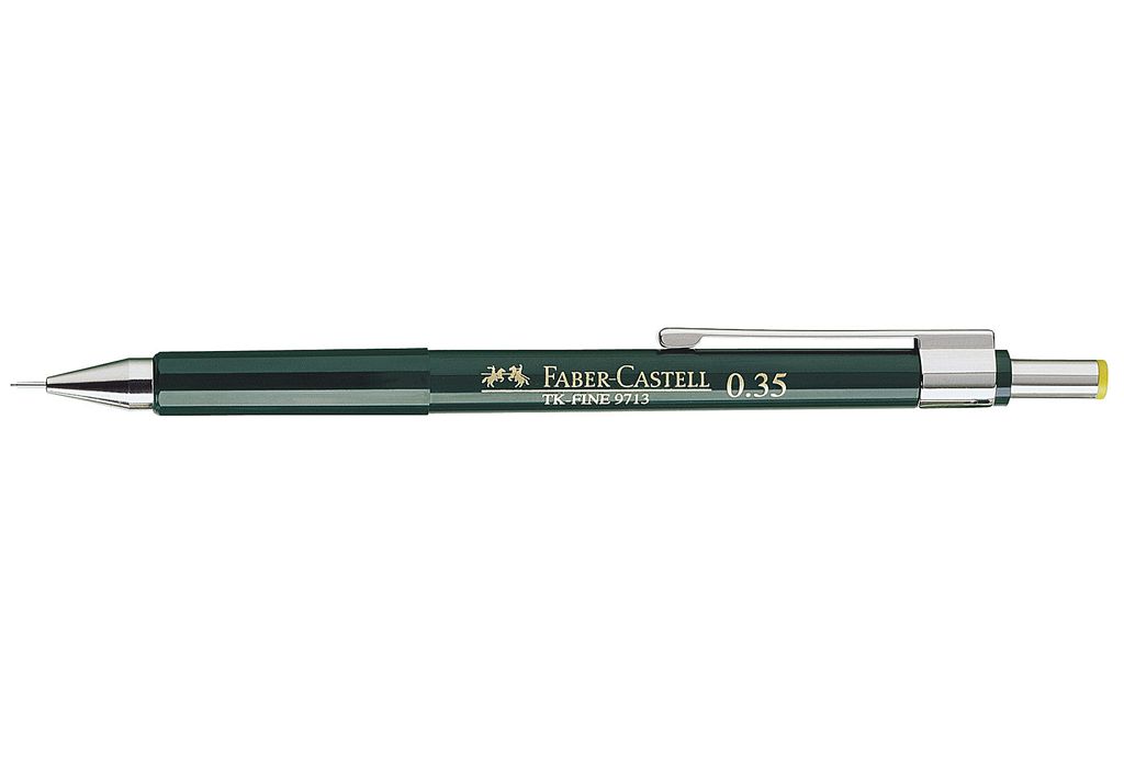 Faber-Castell 136300, HB, Grün, Kunststoff, 0,35 mm, 10 Produktbild 