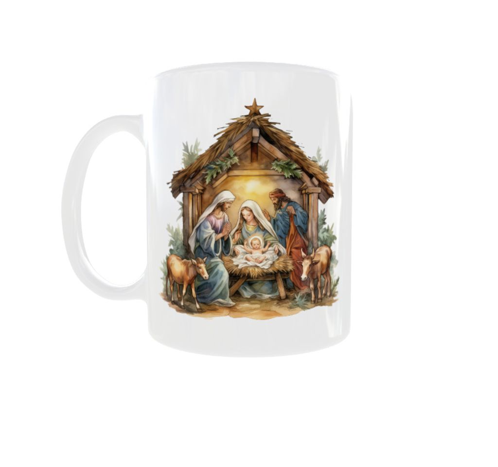 Becher 300ml Weihnachten Krippenspiel Jesus v8