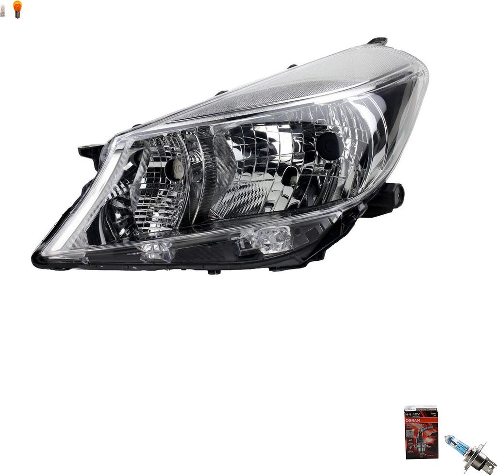 Johns, Scheinwerfer + Osram Night Breaker Laser passend für Toyota Yaris XP13 LI 811700D450