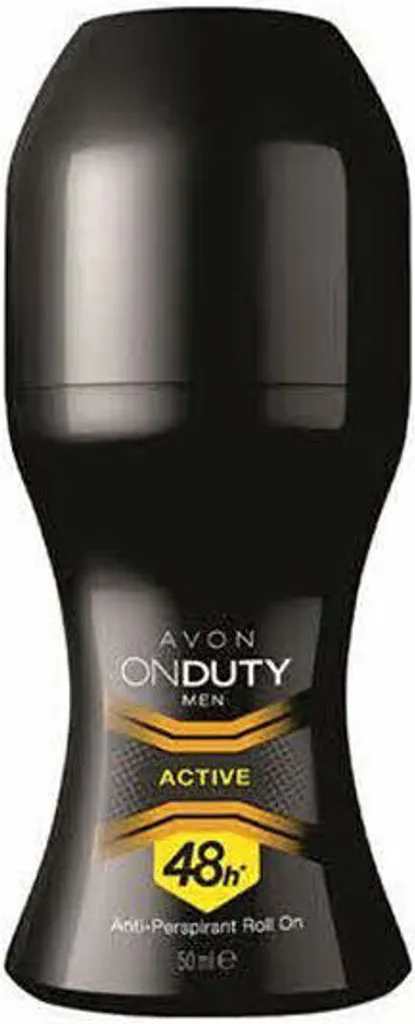 AVON On Duty Uomo Attivo Deodorante Roll-On 50ml | Protezione 48h