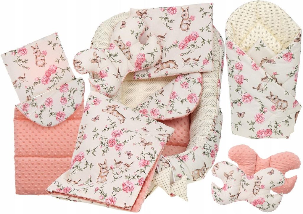Babynest Babymam, 7-dielna sada z bavlny a mikrovlákna, Obrázok produktu 
