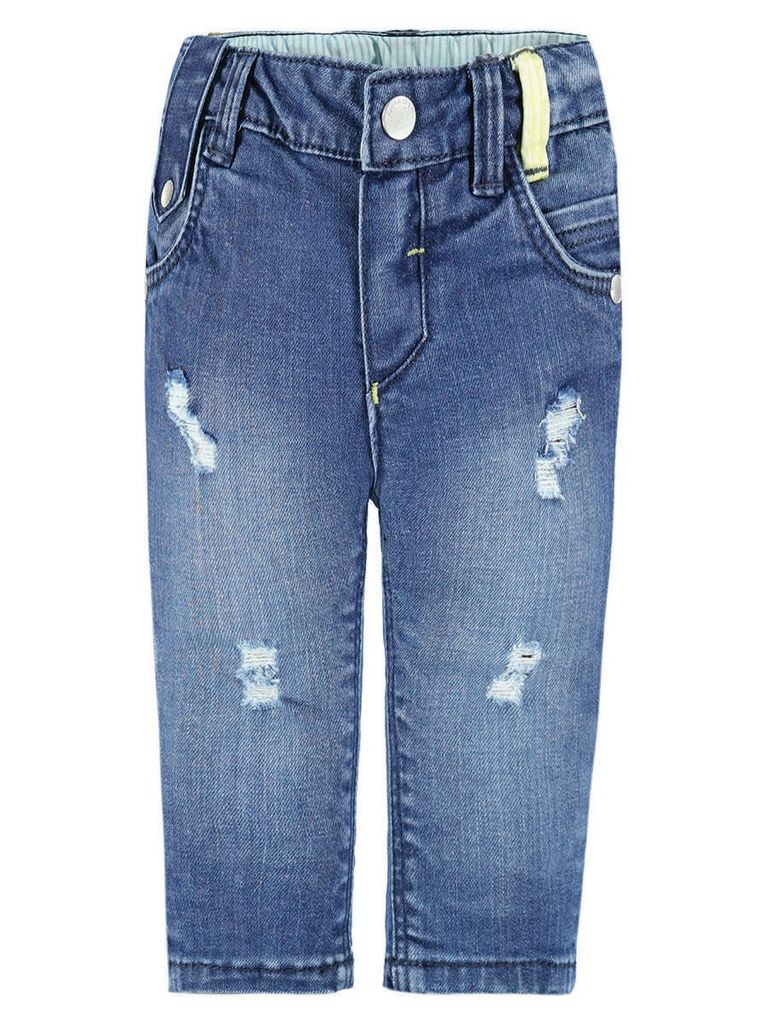 Kanz Jeans im Used-Look, Gr. 74