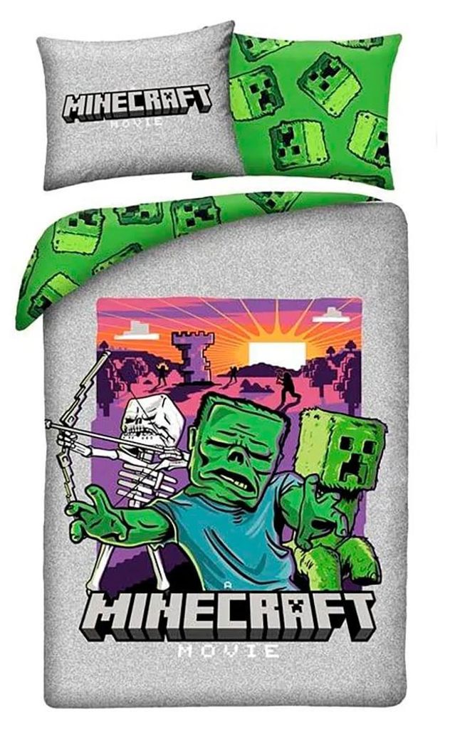 Poszewka na kołdrę Minecraft Zombie – 140 x 200 cm – 70 x Zdjęcie produktu 