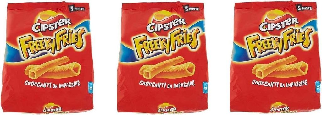 15x Saiwa Chips Cipster freeky fries 3x 5 Portionstüten á Produktbild 