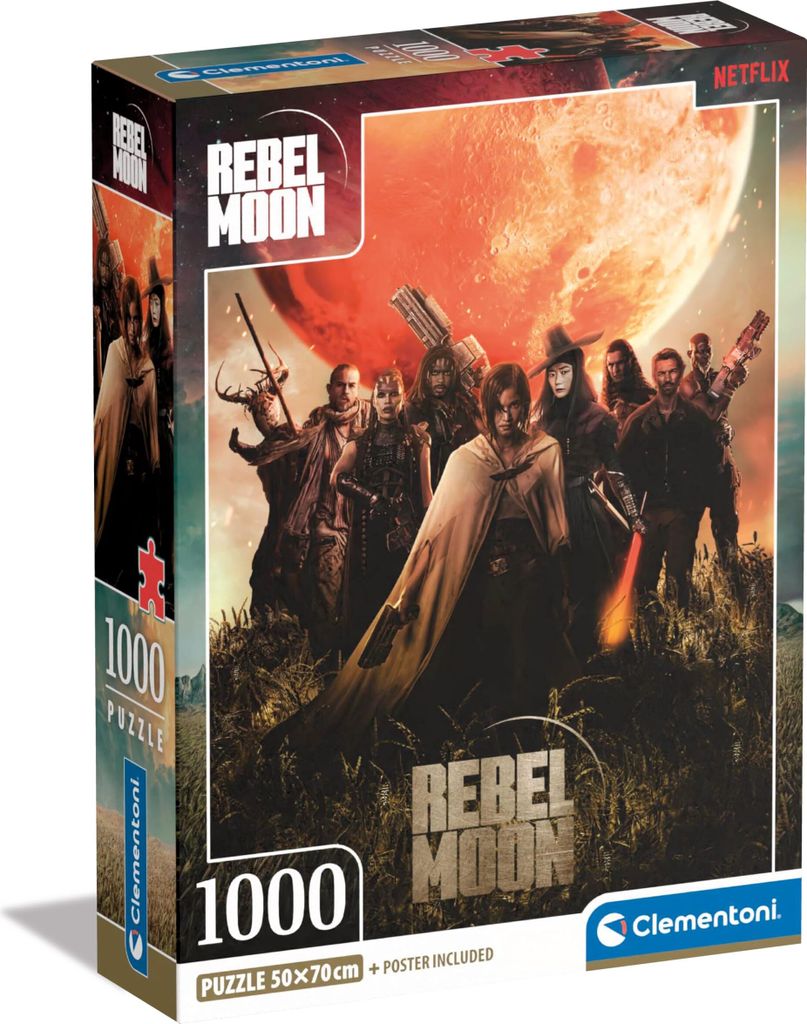 Clementoni - Puzzle Rebel Moon: Resistance - 1000 dielov Produktbild 