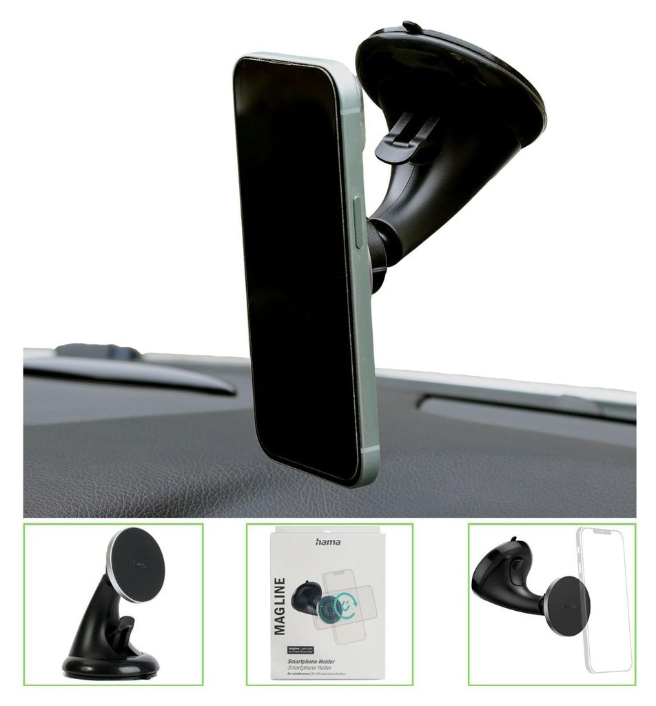 Hama MagLock, Telefon komórkowy/Smartfon, Uchwyt pasywny, Zdjęcie produktu 