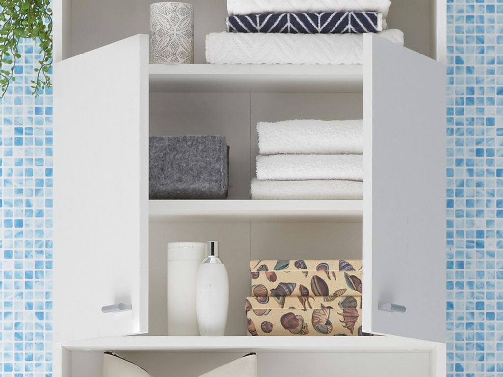 Überbauschrank Waschmaschinenüberbau Wäscheschrank Schrank Produktbild 5