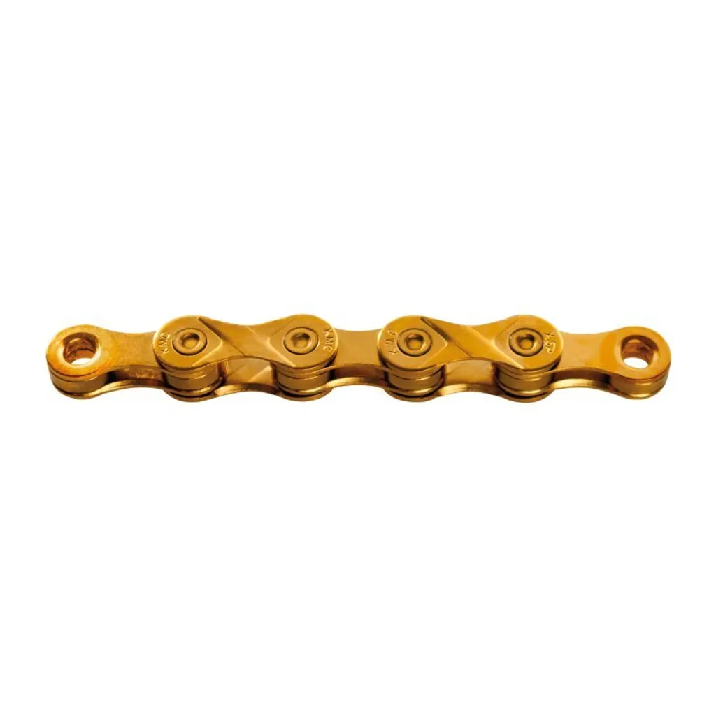 Chaîne KMC X9 Ti-N Or Anti-Usure 9 Vitesses pour Transmission Fluide