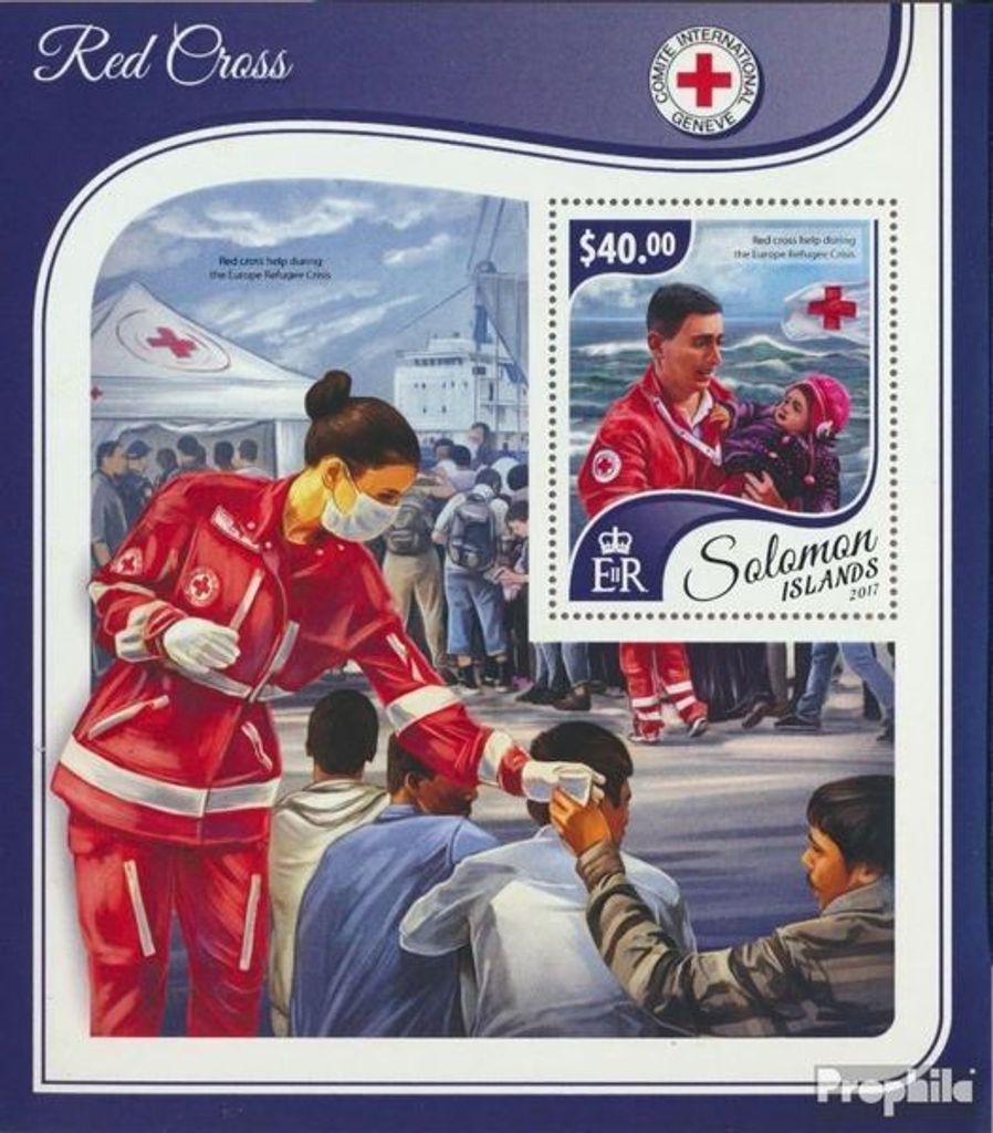 Briefmarken Salomoninseln 2017 Mi Block 696 (kompl. Ausg.) postfrisch Rotes Kreuz