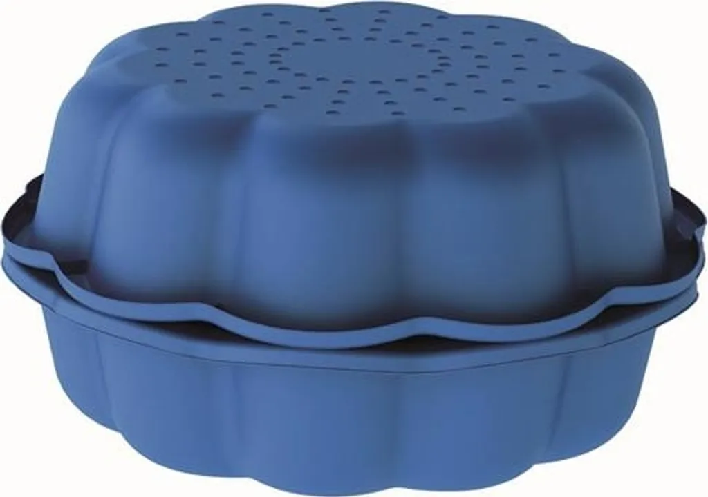 Sabbiera Giardino Plastica Blu Fiore 76cm - Soluzione Multigioco Bimbi