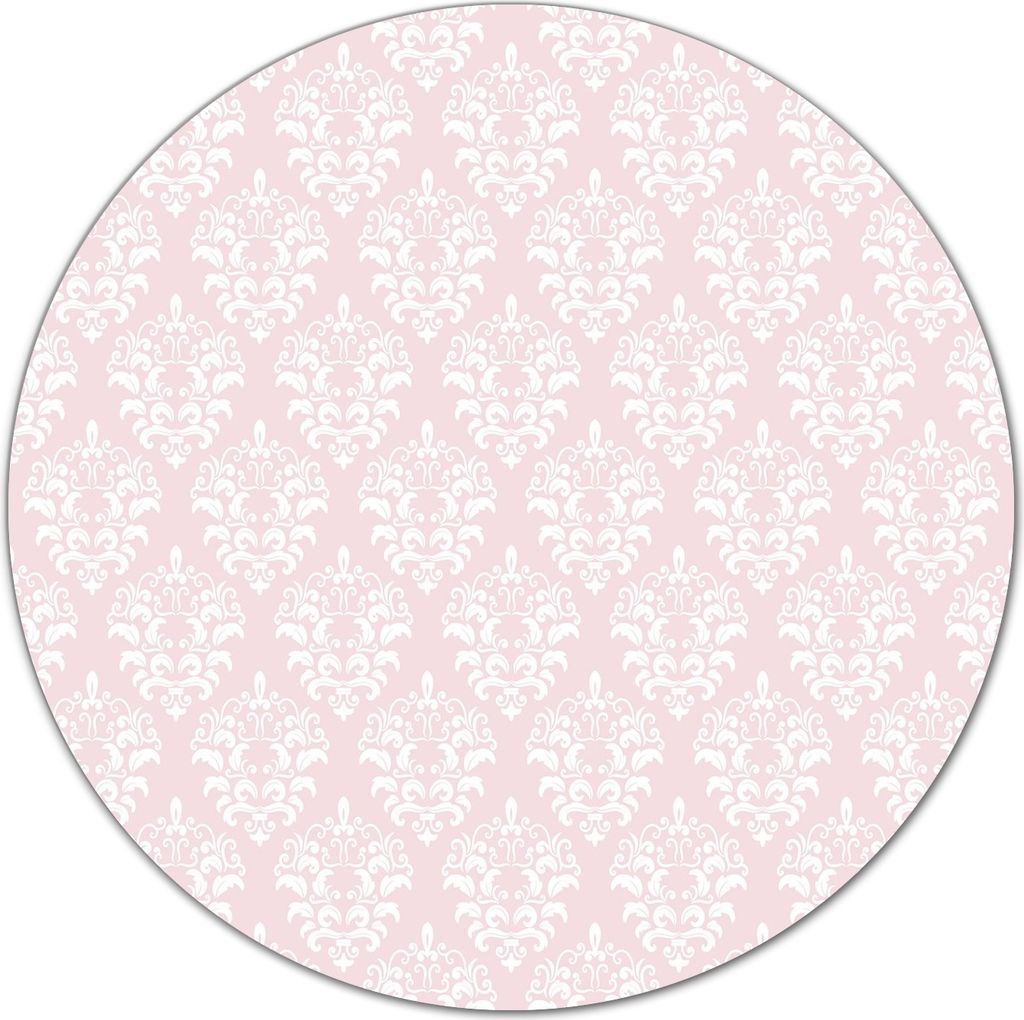 Herd-Abdeckplatte Glas Schneidebrett Ceranfeld-Abdeckung - 40 cm - Damast pastell