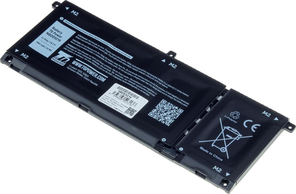T6 Power Akku für Dell Laptop, Teilenummer H5CKD, Li-Poly, Produktbild 