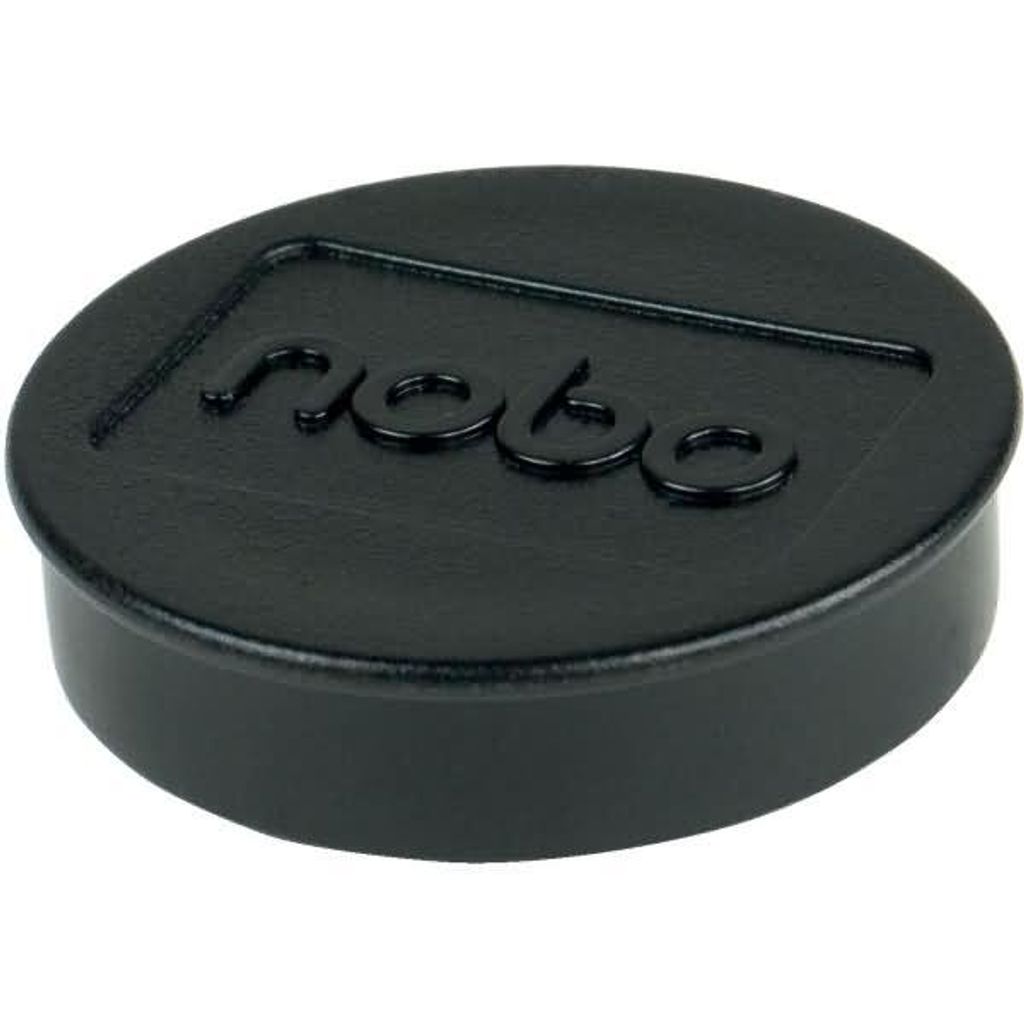 Magnet rund 38mm VE=10 Stück schwarz.